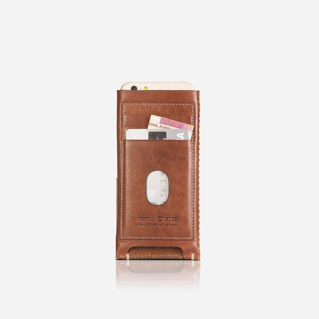 Slip - in Card & Cash Phone Wallet,Wallet,Jekyll & Hide,Tan,,