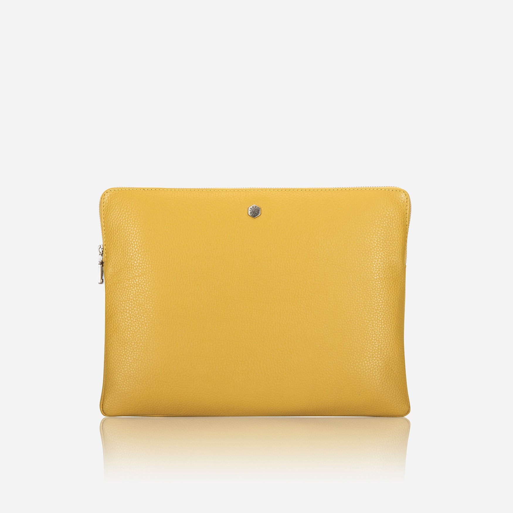 Zip Around Laptop Folder, Fresh Lemon,Laptop sleeve,Jekyll & Hide,2551,Fresh Lemon,